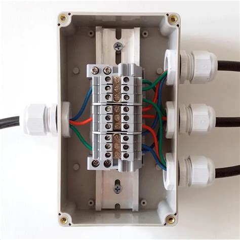 electrical terminal storage box|electrical joint box with terminals.